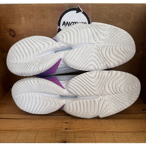 Men’s Adidas D.O.N. Issue 4 Athletic Basketball Shoes Sneakers Sz 13 Gray Purple - Picture 7 of 12